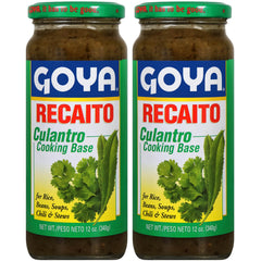 Goya Recaito front packaging showing brand and product benefits