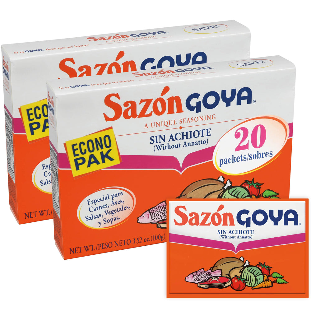 Goya front packaging showing pack of 2 and clear labeling, adds reliable Latin flavor