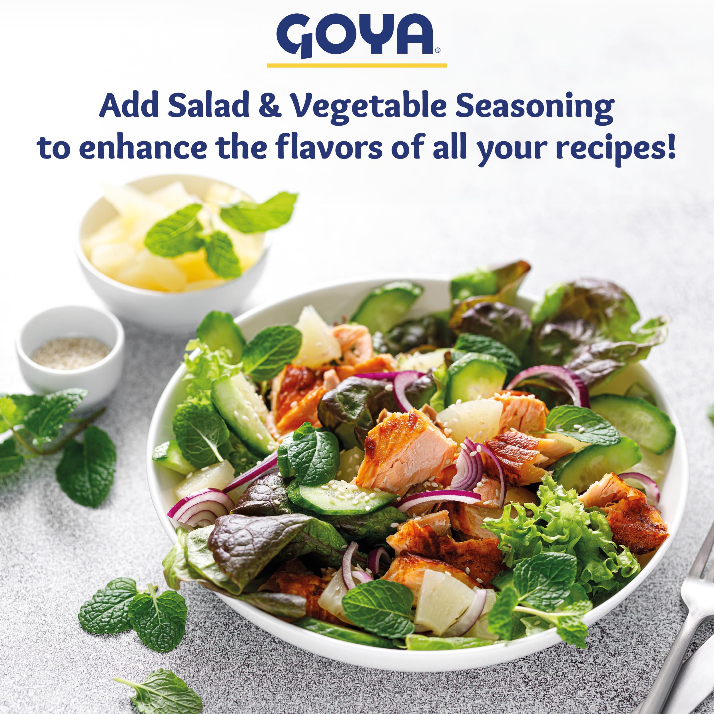 Goya six-pack in pantry illustrating value and convenient bulk benefit