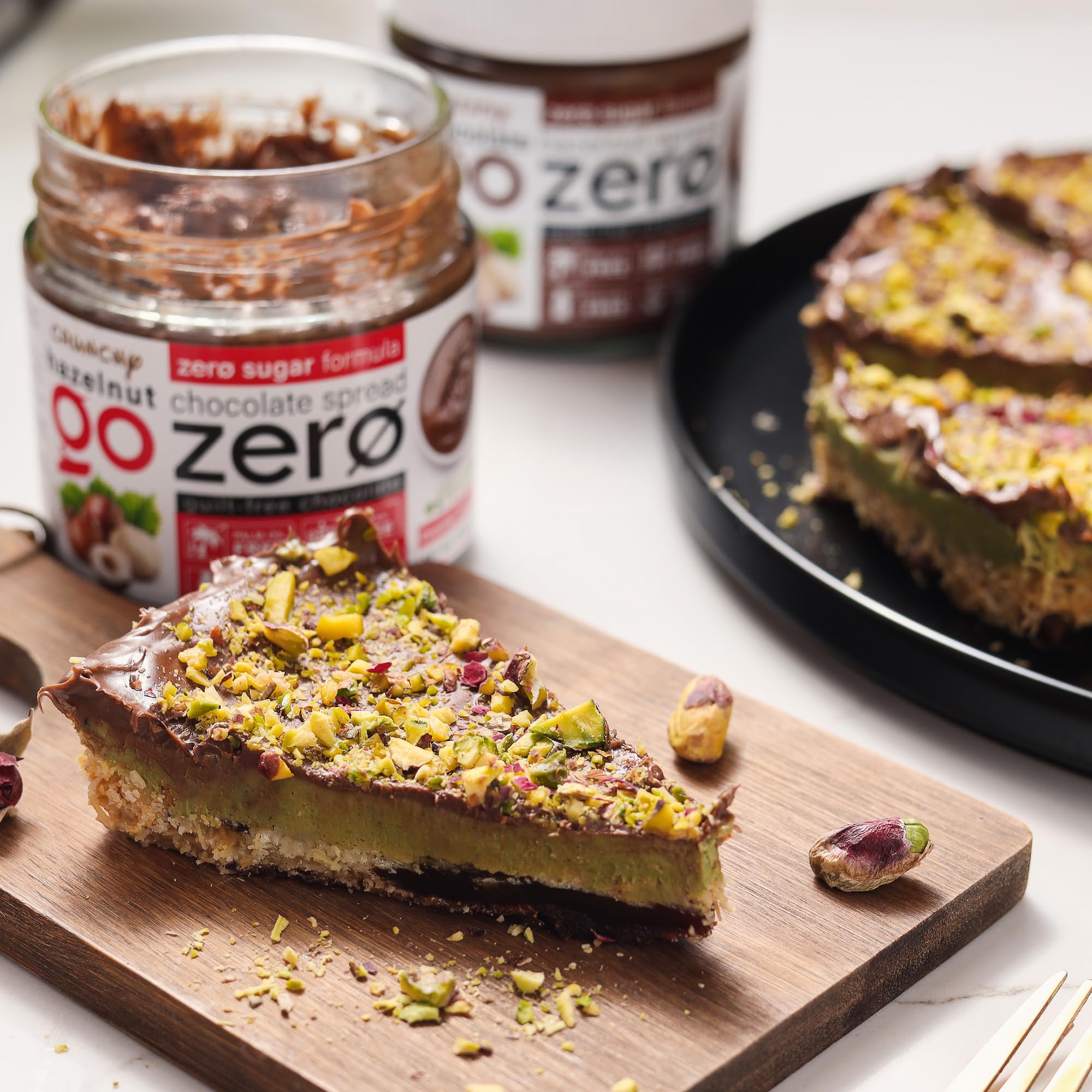 go zero being poured over pancakes illustrating versatile topping and indulgent flavor