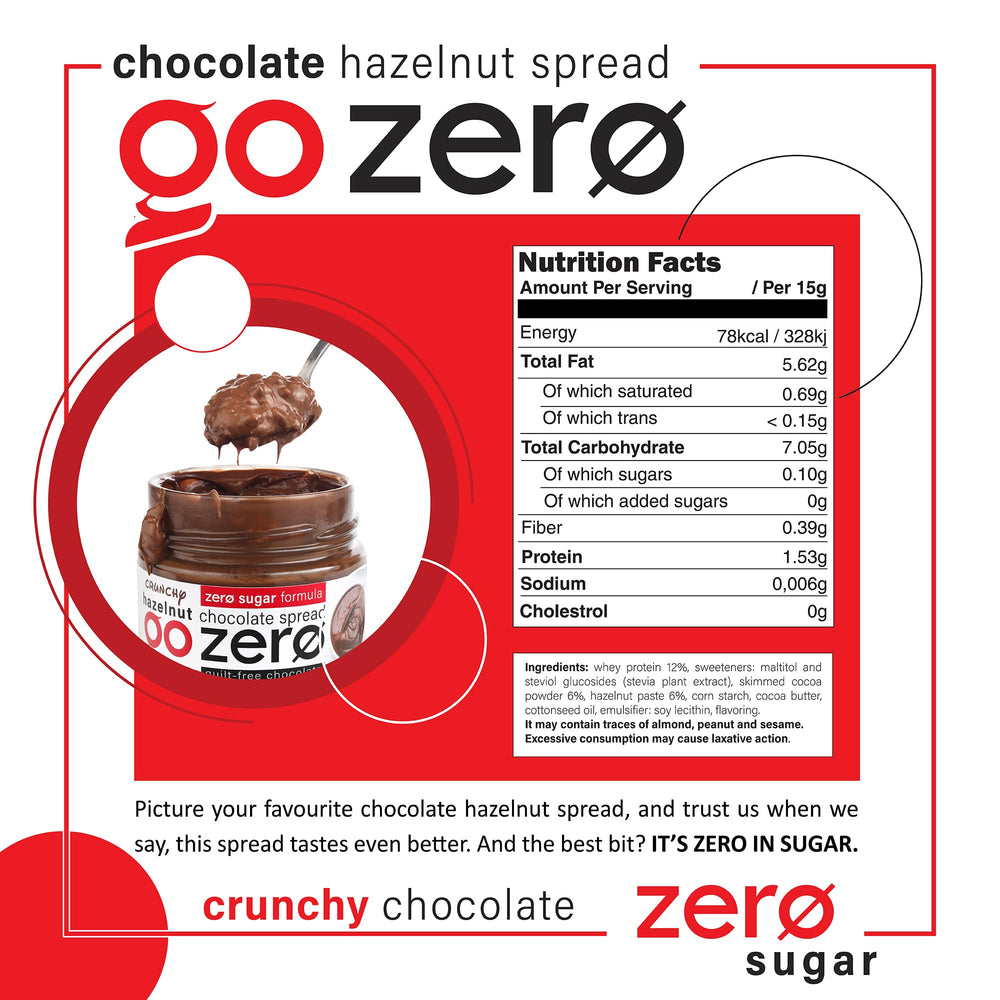 go zero spread on toast in breakfast scene offering a tasty low-sugar option