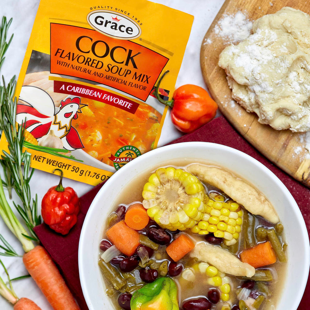 Grace single packet close-up highlighting the seasoning texture and clear labeling