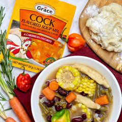 Grace single packet close-up highlighting the seasoning texture and clear labeling