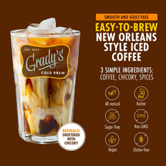 Grady's Cold Brew pitcher in fridge steeping concentrate for hands-off cold brew