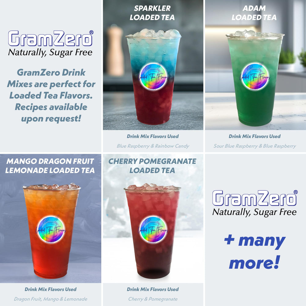 GramZero close-up label and ingredients promoting organic stevia sweetening