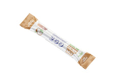 GramZero coconut dissolved in a water bottle illustrating fast mixing and clear flavor