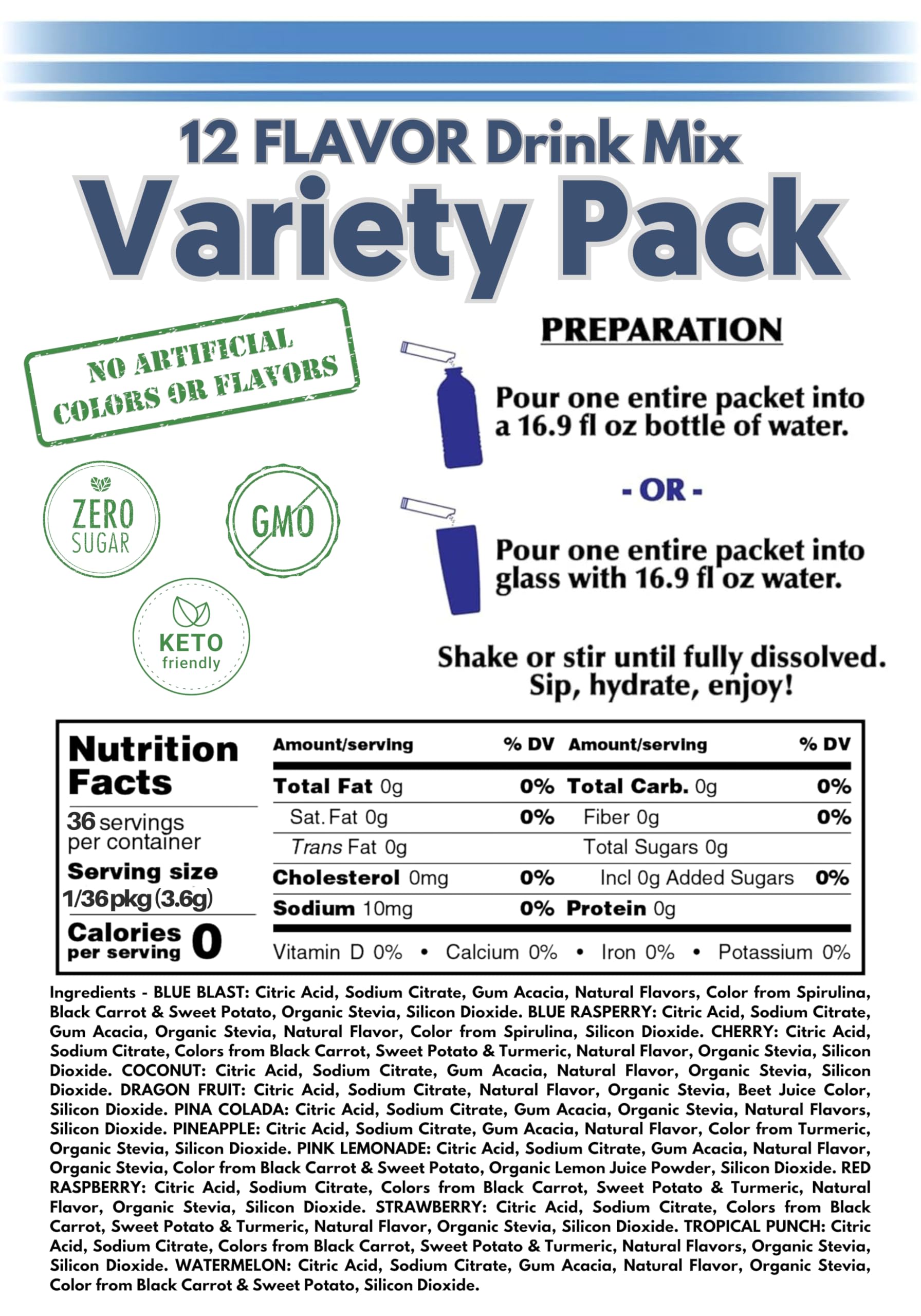 GramZero in bottle being shaken for fast hydration on the go