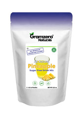 GramZero front packaging showing pineapple flavor and zero calories benefit