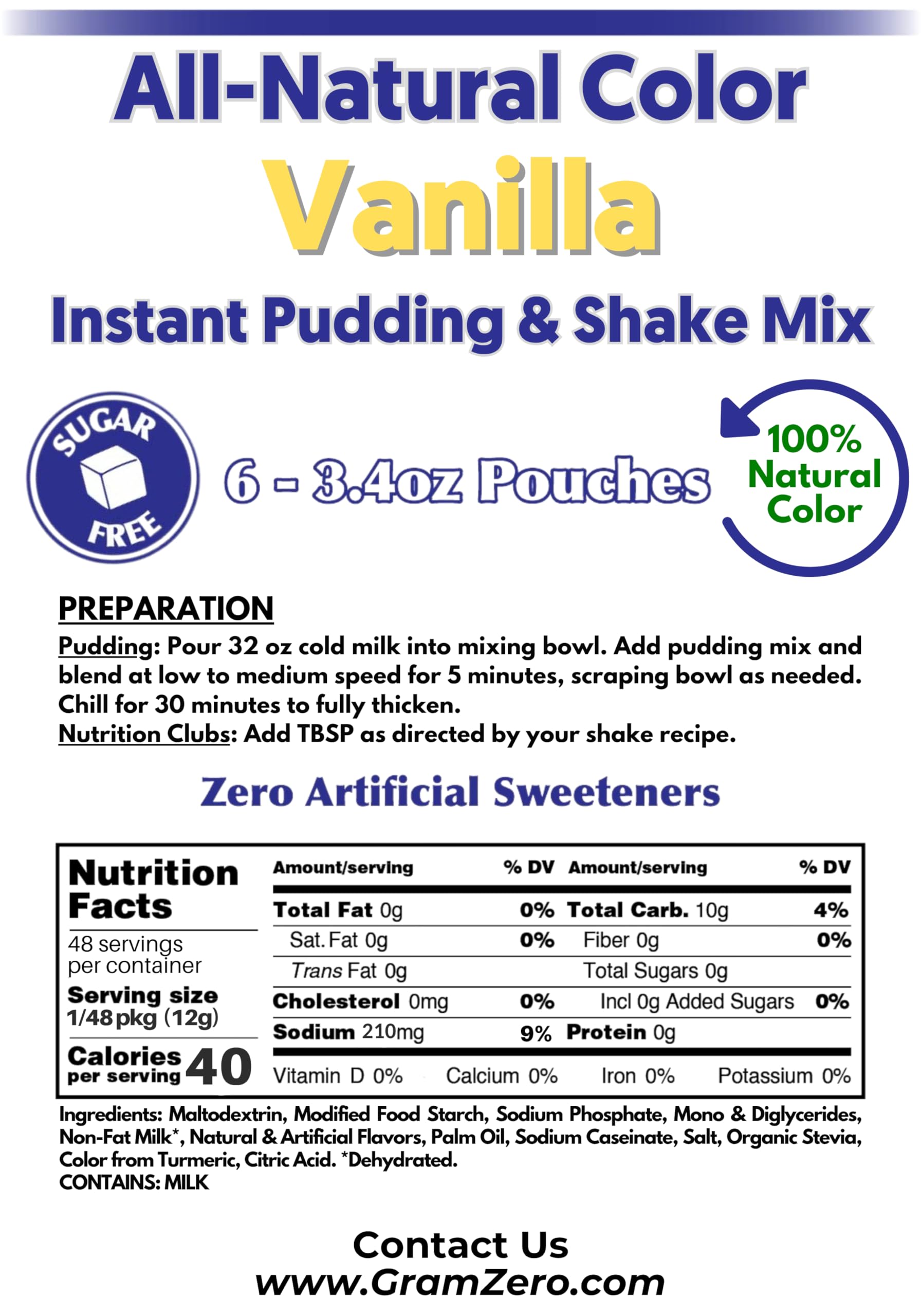 GramZero pudding being whisked in a mixing bowl, shows easy preparation benefit