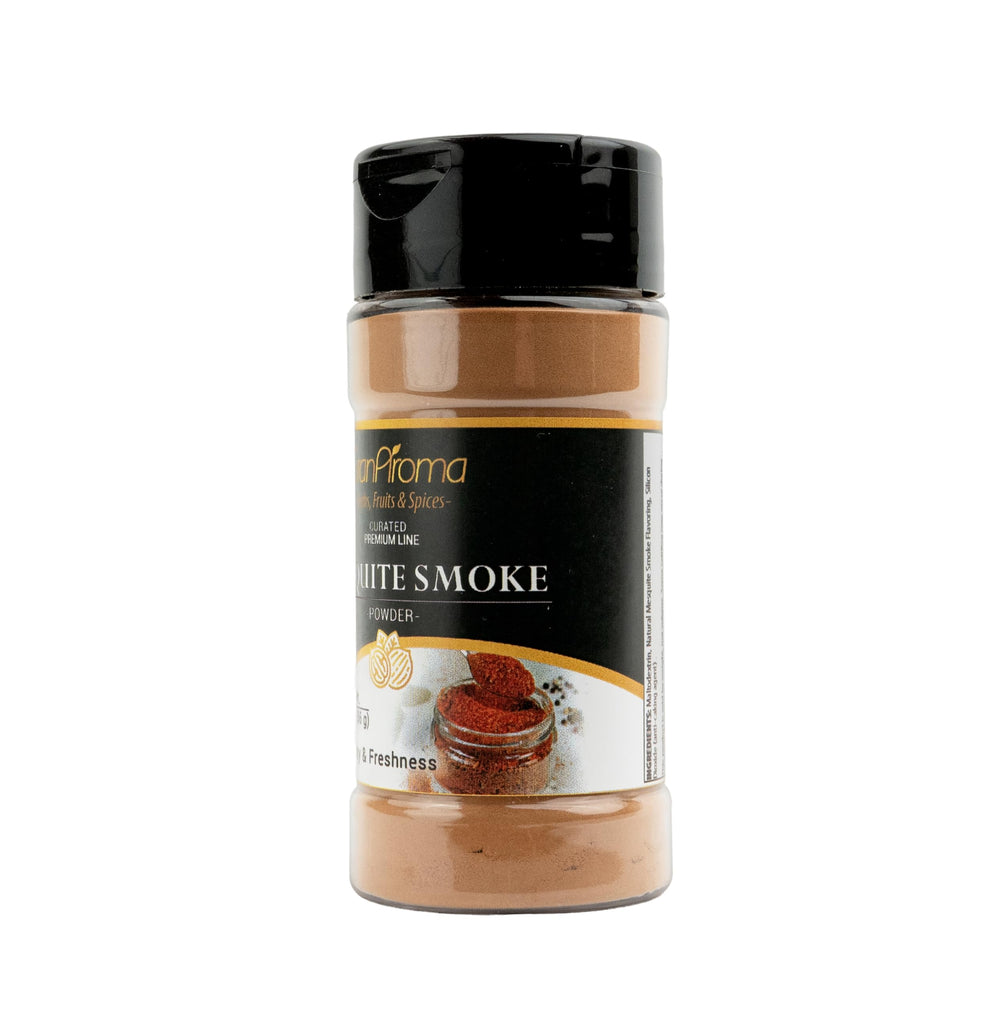 Grilled steak finished with GranAroma mesquite powder enhancing smoky flavor