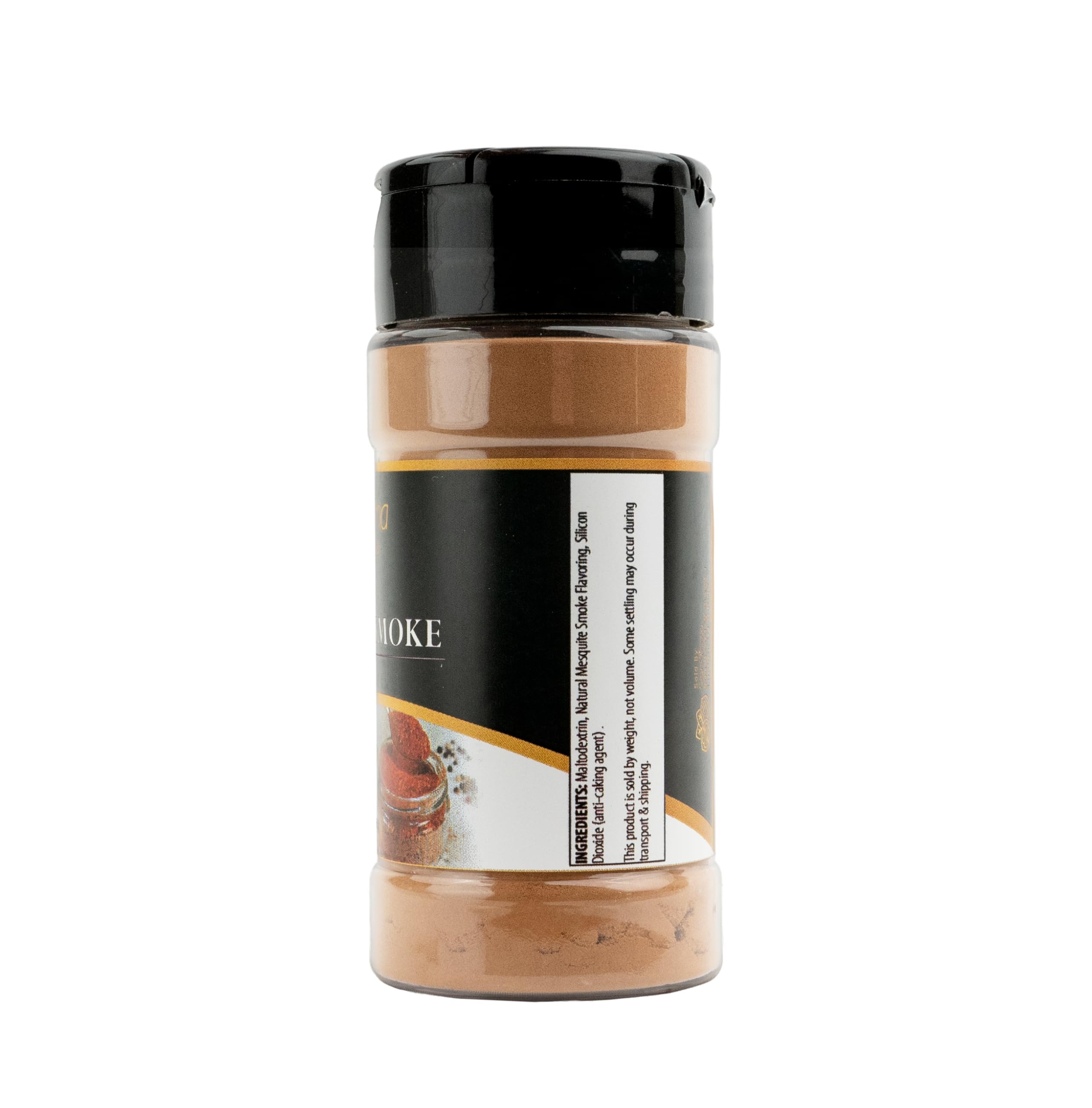 Measuring spoon with GranAroma mesquite powder showing portion control benefit