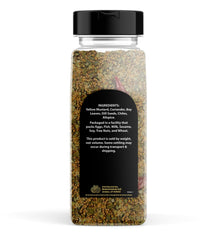 GranAroma shaker top and lid detail for easy sprinkling and measured pours