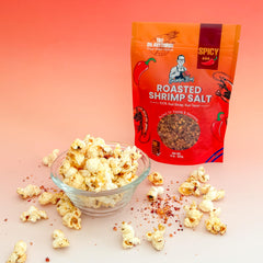 GrandpaKong texture close-up showing crunchy flakes and chili pieces for extra crunch