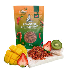 GrandpaKong front packaging showing brand and mild shrimp salt benefit