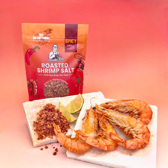GrandpaKong real roasted shrimp ingredient close-up delivering authentic umami