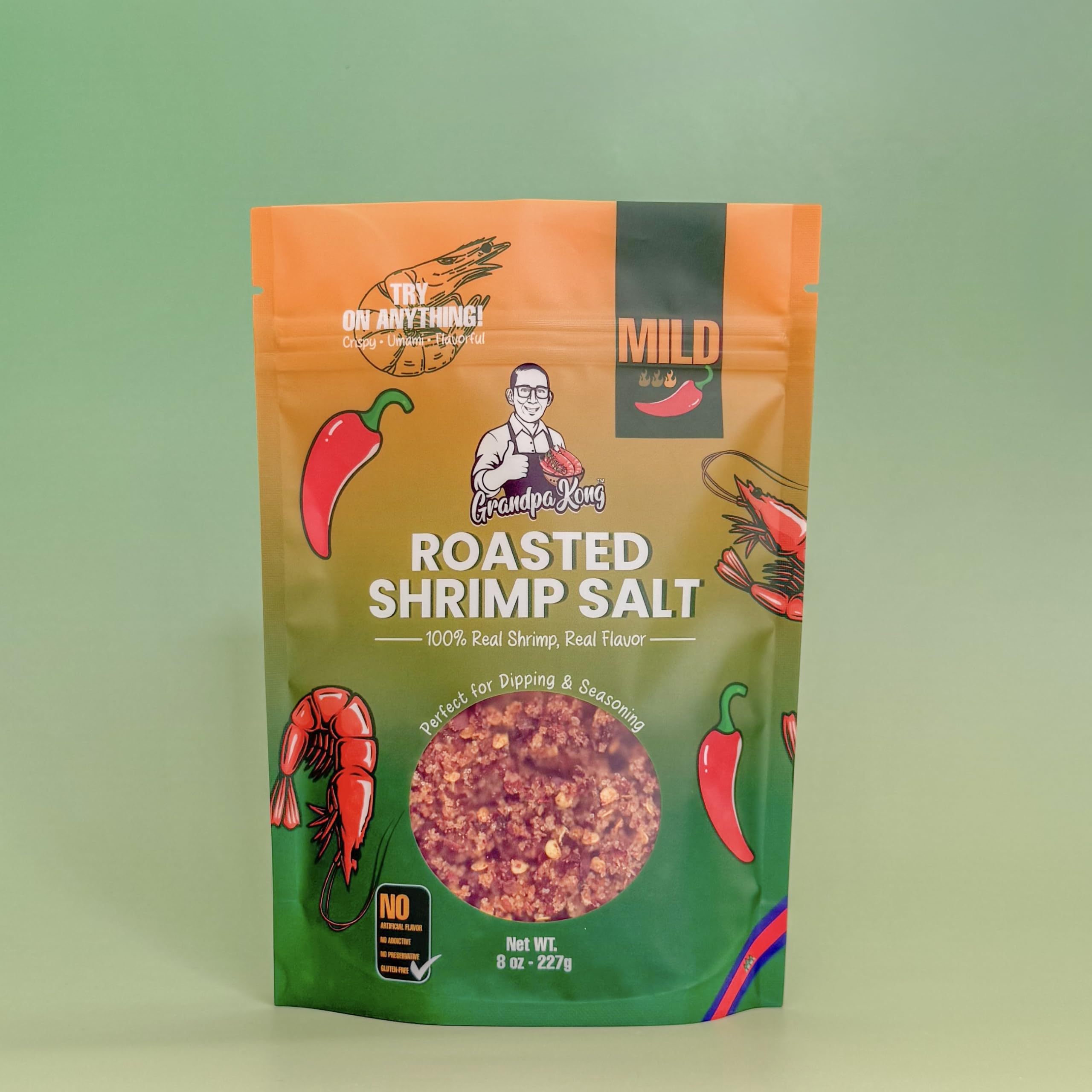 GrandpaKong dusted over popcorn adding savory snack upgrade