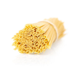 Granoro cooked fettuccine Alfredo plated to show sauce adherence and texture