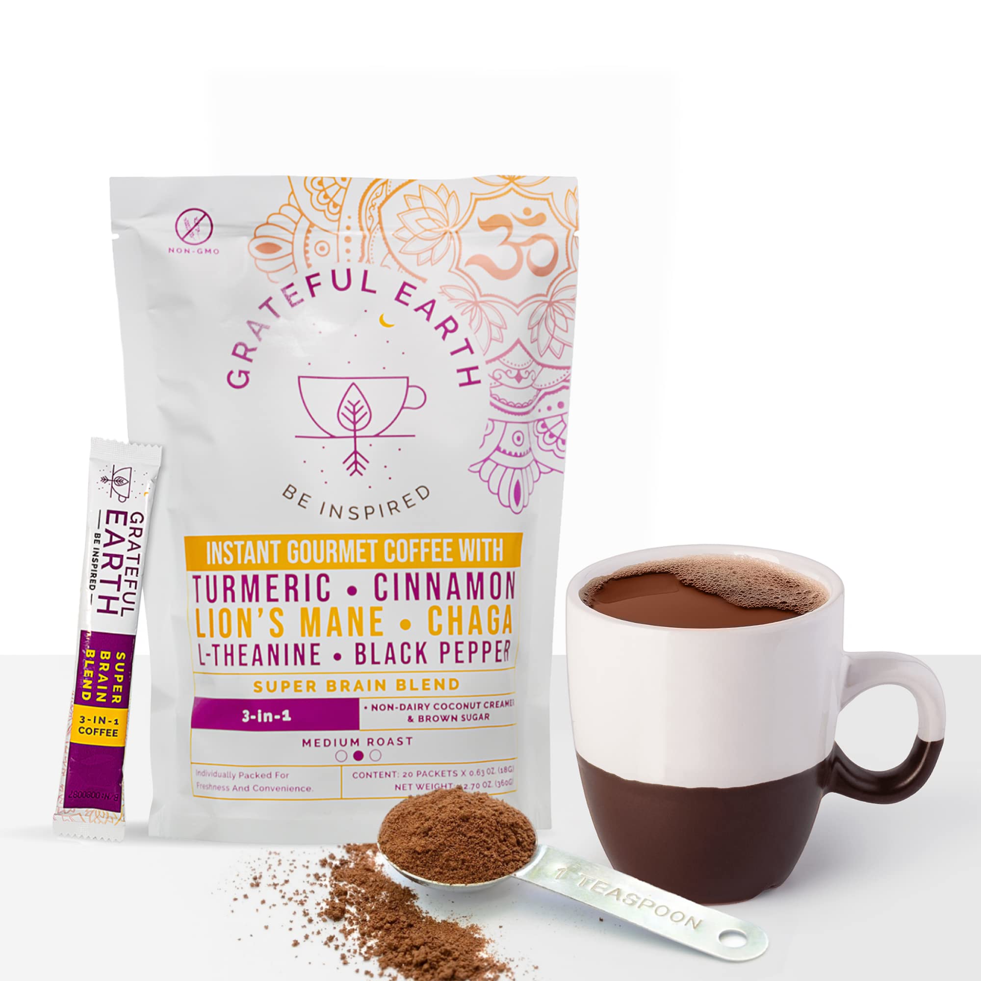 Grateful Earth coffee enjoyed at breakfast illustrating convenient daily ritual