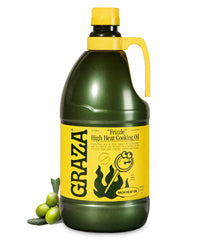 Graza Frizzle jug front label showing contents and capacity, highlights reliability