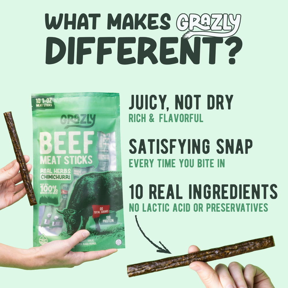 Grazly close-up meat texture highlighting quality grass-fed beef