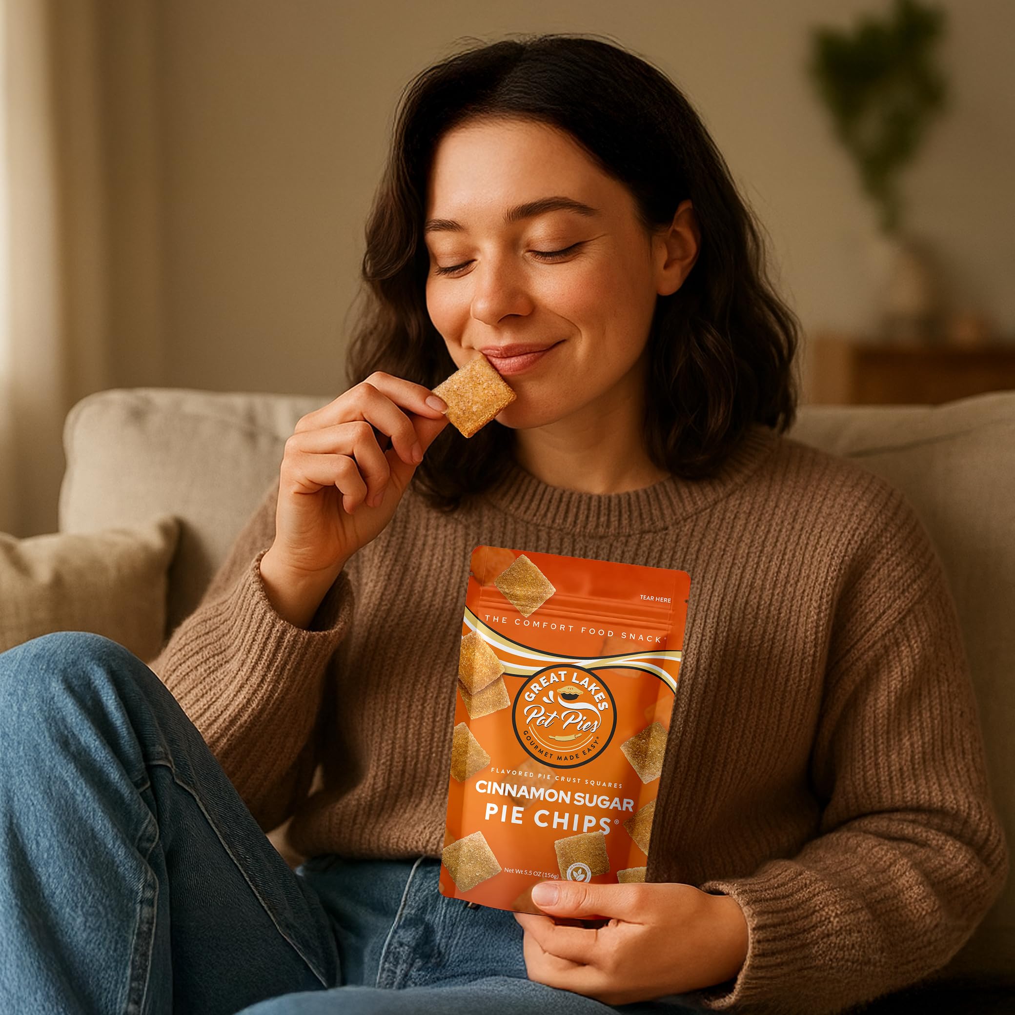 Great Lakes Pot Pies bowl of chips ready to serve as party snack with buttery flavor