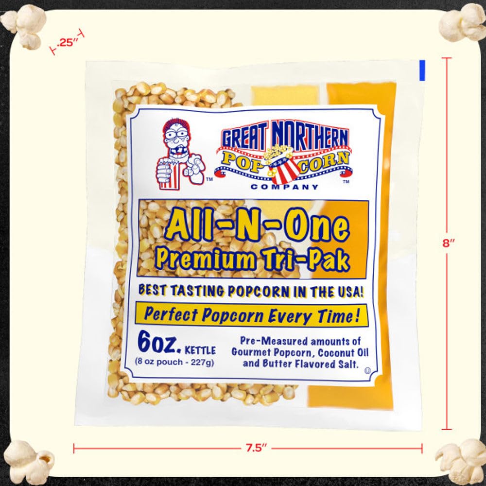 Great Northern label and ingredients list view stating gluten-free and diacetyl-free benefits