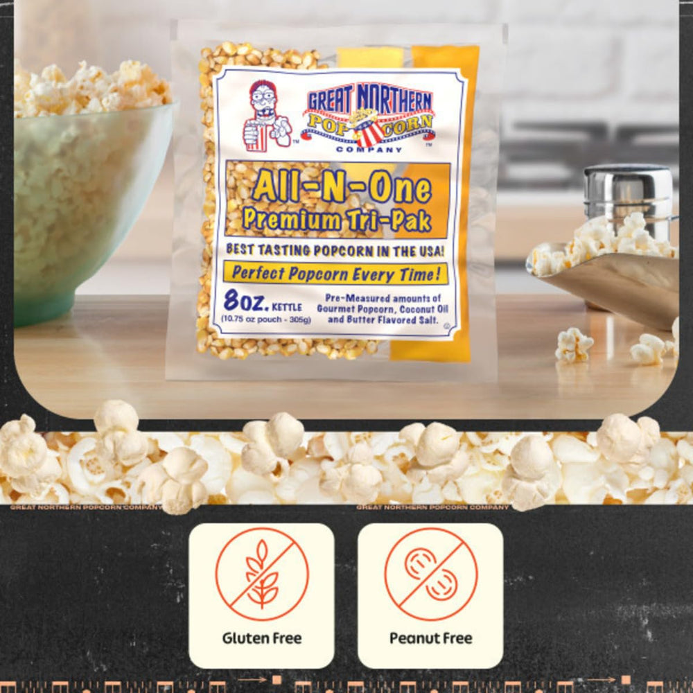 Great Northern popped popcorn in bowl ready to serve with consistent texture benefit