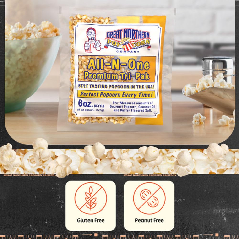 Great Northern popped popcorn in bowl illustrating fluffy texture and theater-style flavor