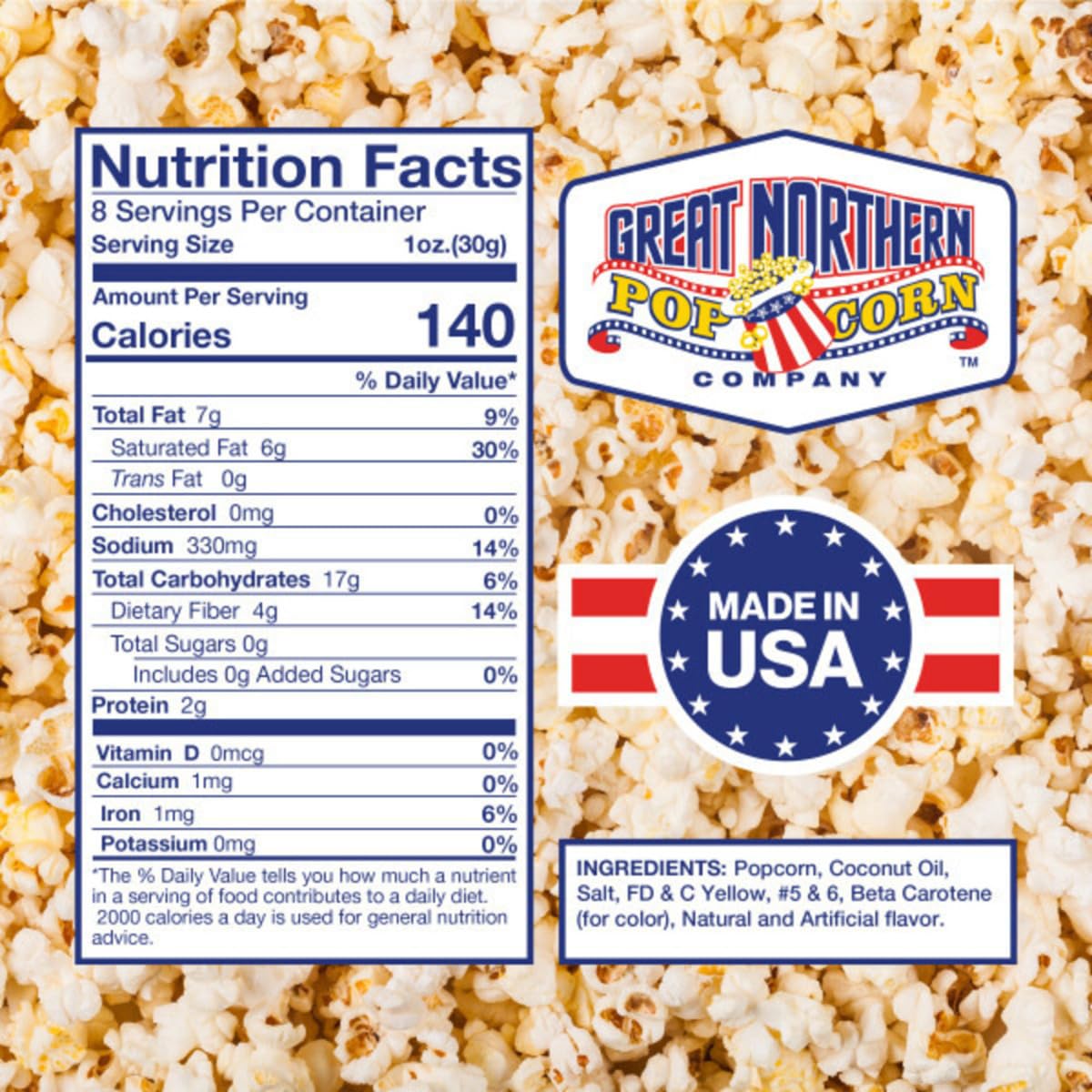Great Northern portion size comparison with measuring cup to show yield per pack