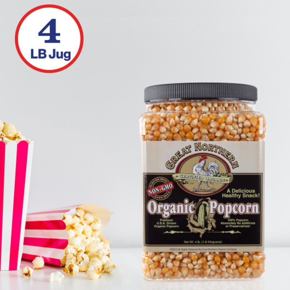 Great Northern kernels popping in stovetop pan, demonstrating quick, even popping
