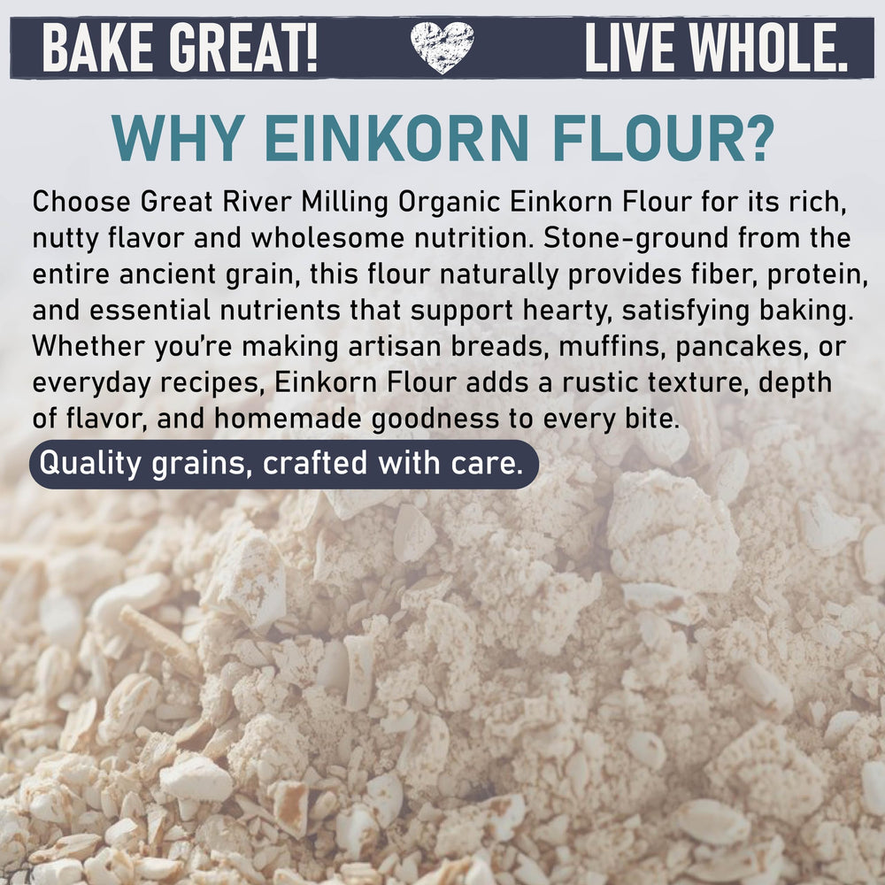 Great River Milling back label with nutrition and certifications for informed buyers