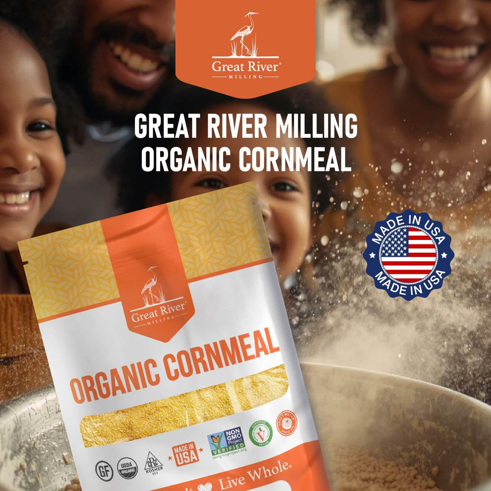 Great River Milling cornmeal used for breading to create crisp fried coating
