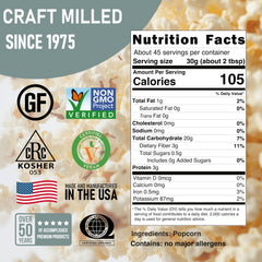 Great River Milling kernels close-up texture shot for quality inspection
