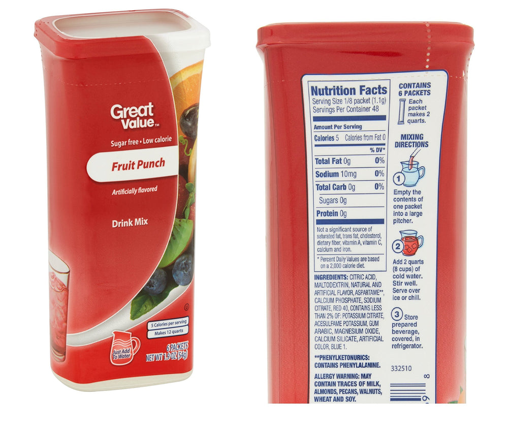Great Value drink mix dissolving in pitcher illustrating fast mixing benefit