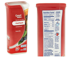 Great Value drink mix dissolving in pitcher illustrating fast mixing benefit