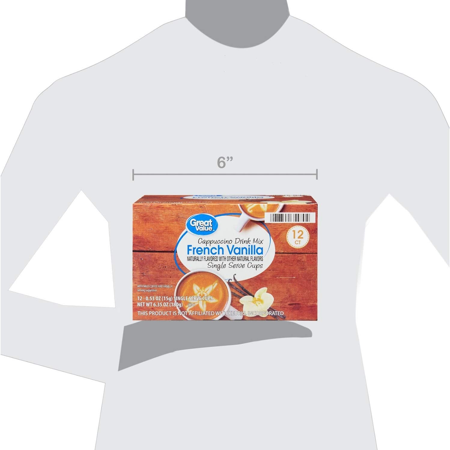 Great Value box opened to show 12 individual pods and portion convenience