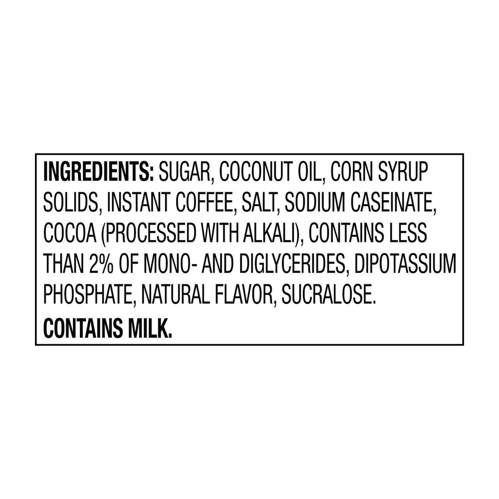 Great Value spoon with powdered mix showing smooth texture and mixability