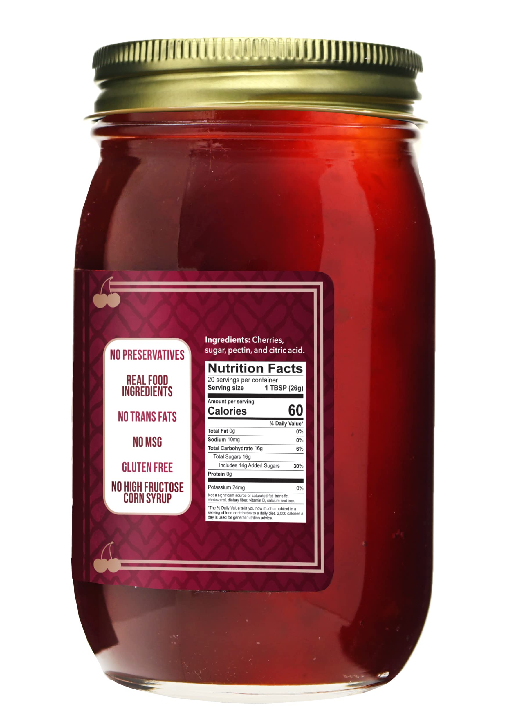 Green Jay Gourmet close-up of smooth cherry butter texture highlighting rich consistency
