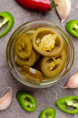 Green Jay Gourmet candied jalapeños on toast demonstrating quick meal boost