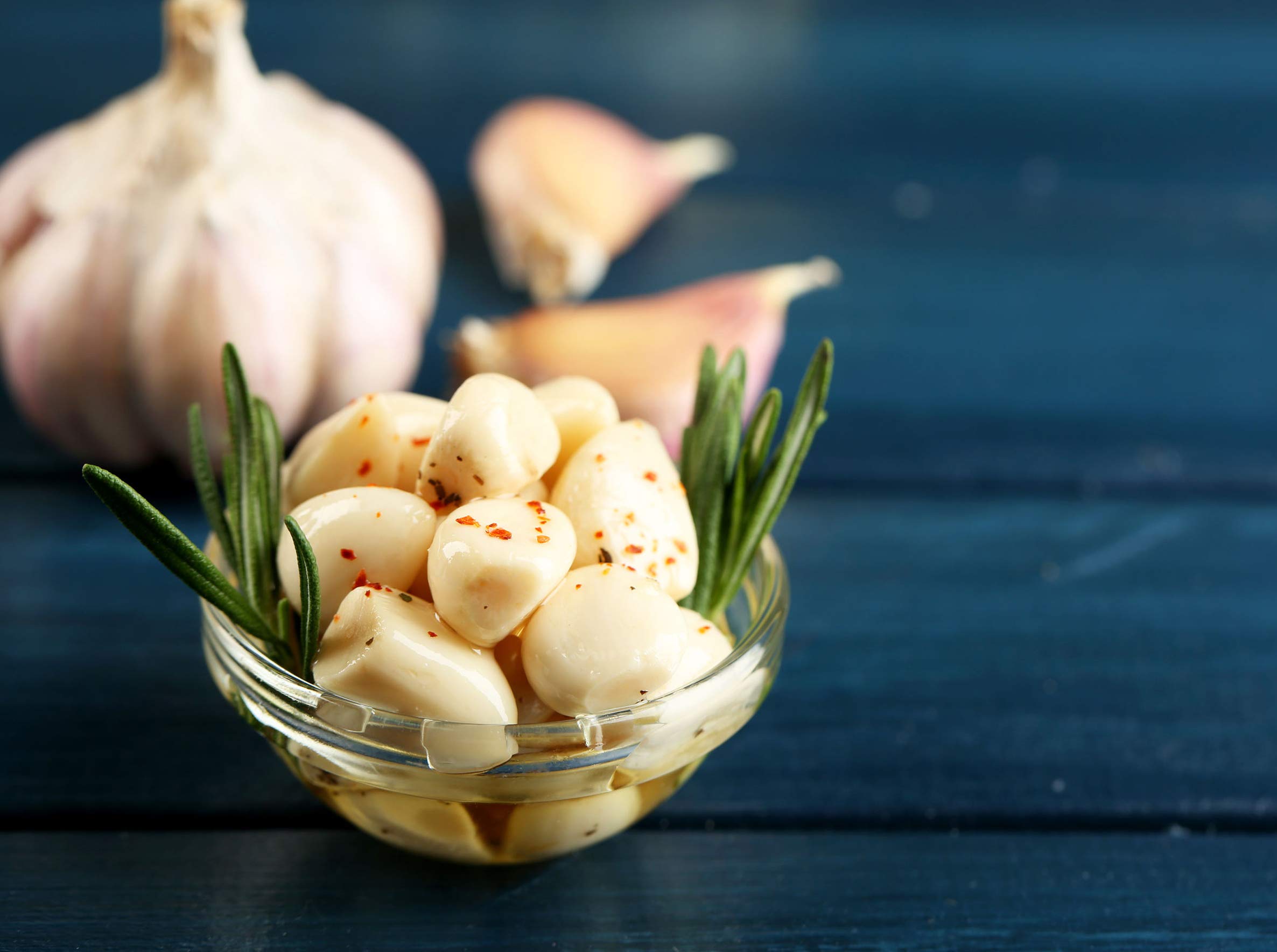 Green Jay Gourmet pickled garlic added to stir-fry, saves prep time and boosts umami