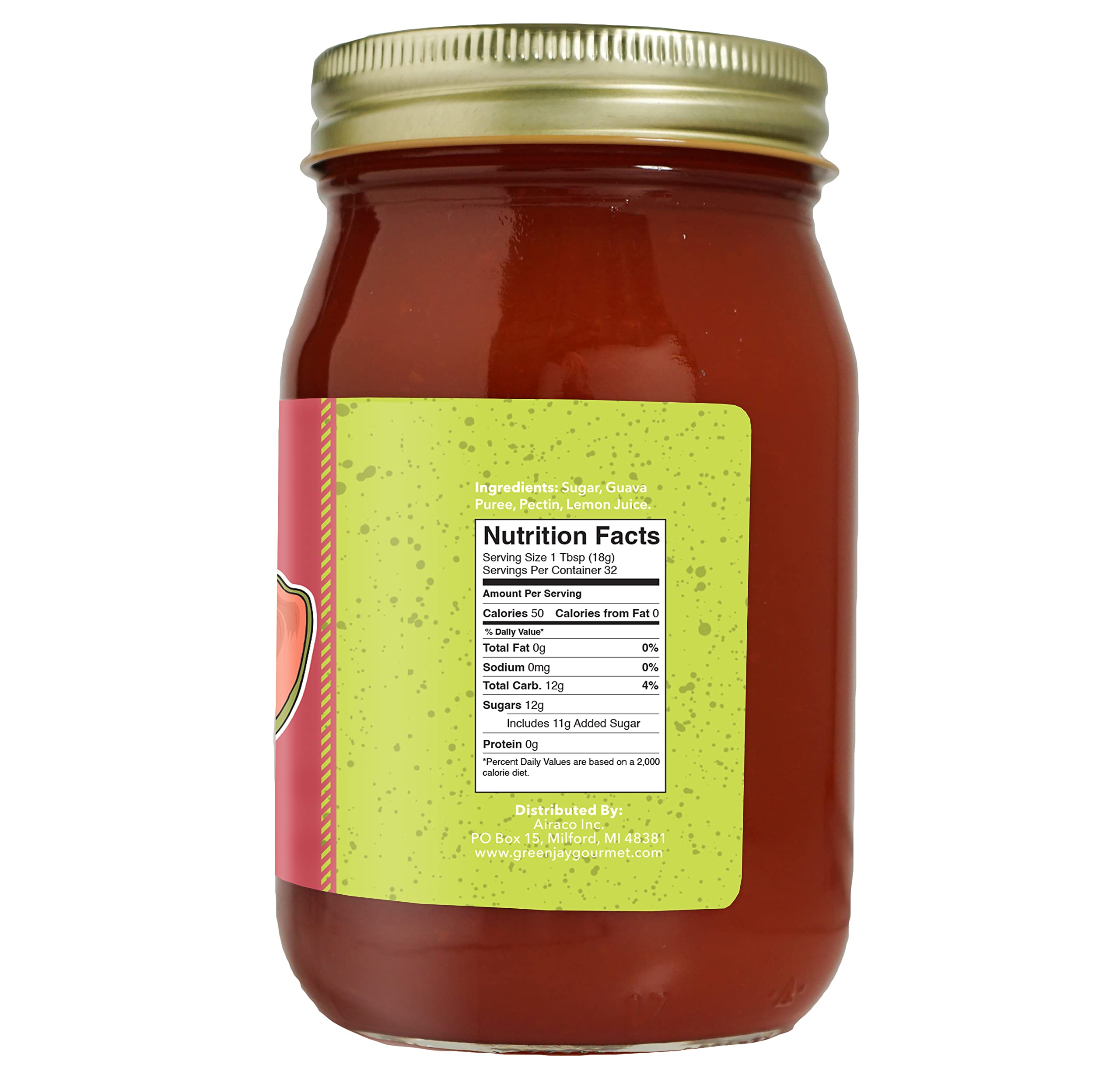 Green Jay Gourmet close-up of jam texture highlighting smooth spreadability