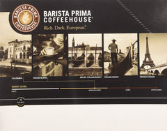 Green Mountain Coffee Roasters brewed cup displaying dark crema and rich-flavor benefit