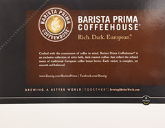 Green Mountain Coffee Roasters box beside hand for scale showing 24-count convenience benefit