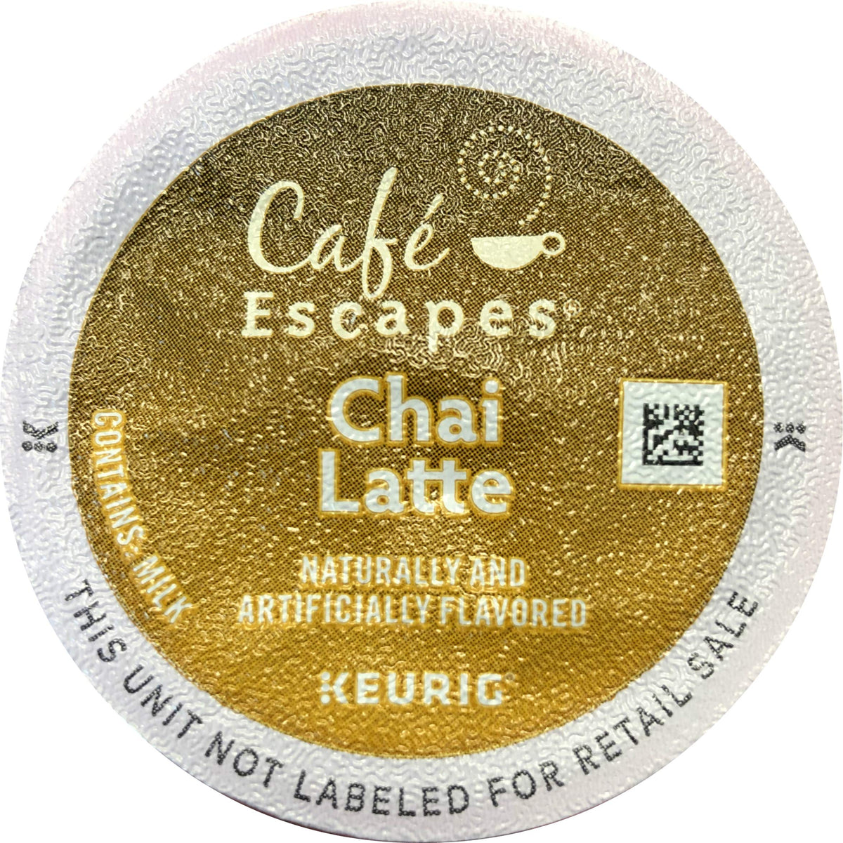 Green Mountain Coffee Roasters chai latte front packaging showing K-Cup box and convenience