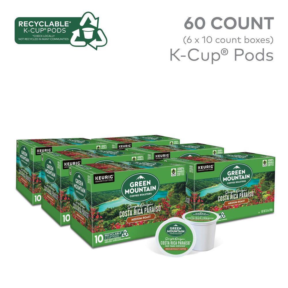 Green Mountain Coffee Roasters K-Cup close-up highlighting sealed freshness