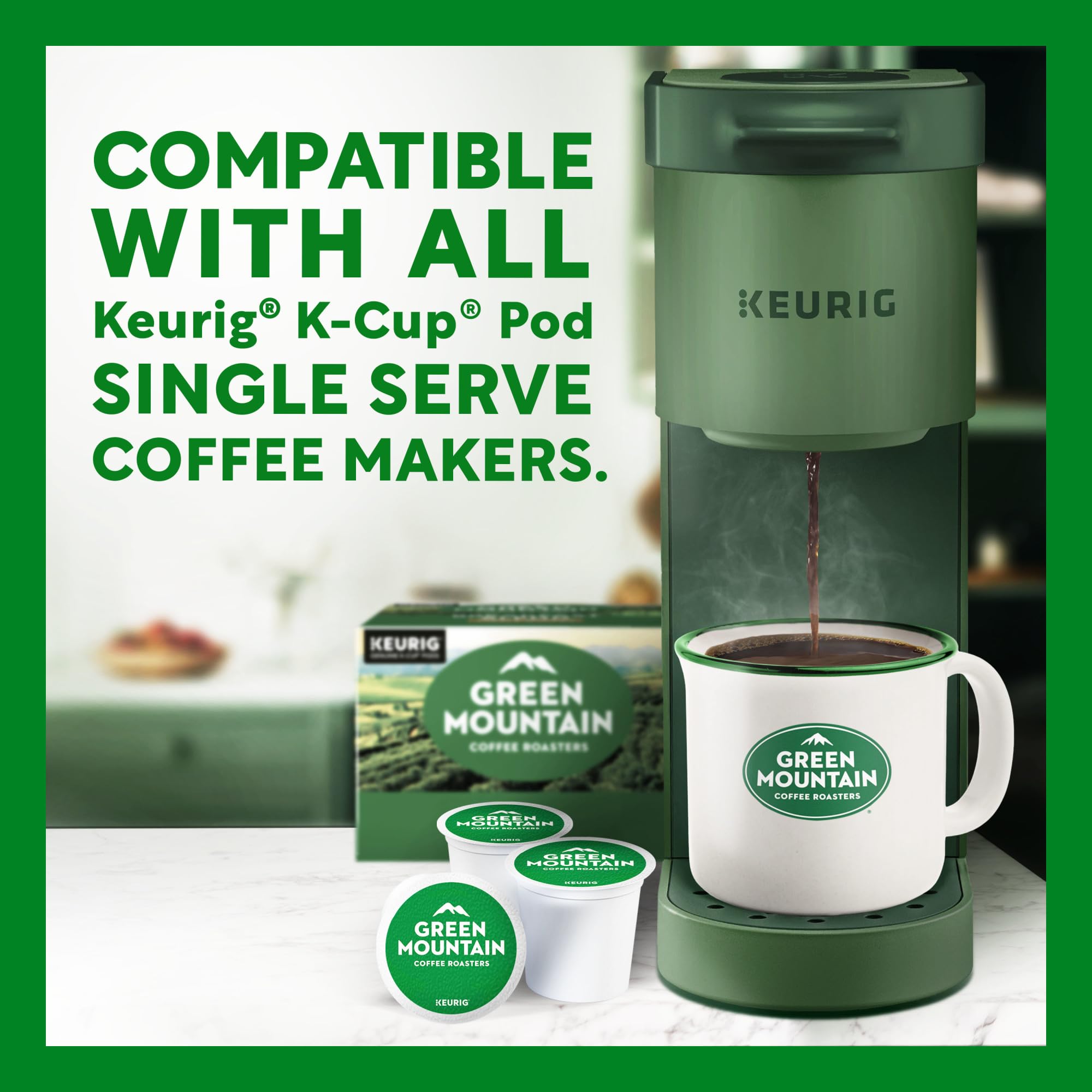 Green Mountain Coffee Roasters outdoor scene showing adventurous brand spirit