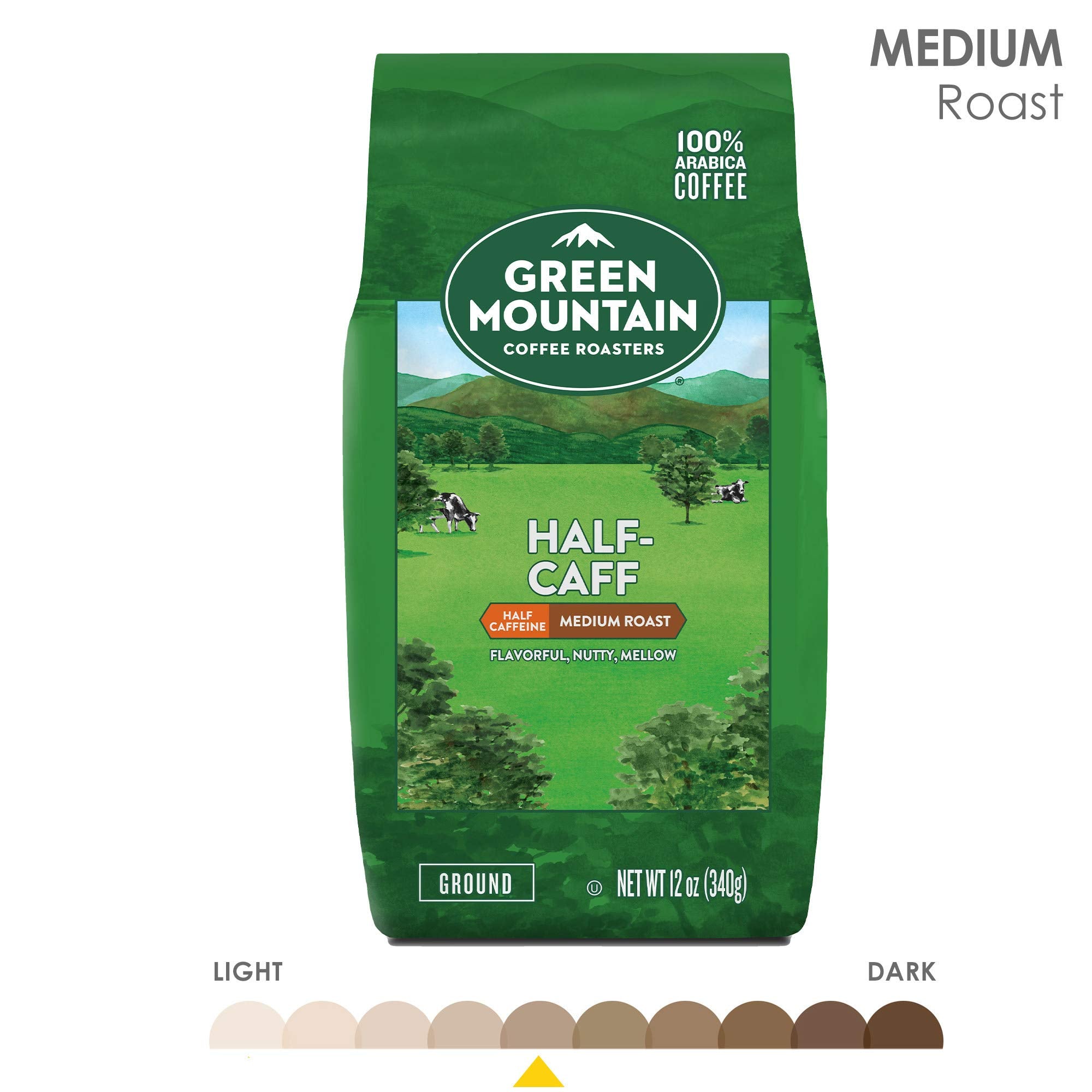 Green Mountain Coffee Roasters K-Cup pod next to brewer enabling single-serve convenience