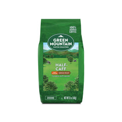 Green Mountain Coffee Roasters open can top view highlighting freshness and convenience
