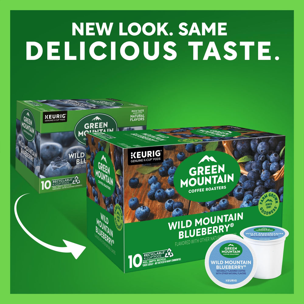 Green Mountain Coffee Roasters K-Cup pod sleeves arranged to highlight 60-count convenience