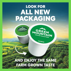 Green Mountain Coffee Roasters K-Cup top view highlighting pod design and convenience